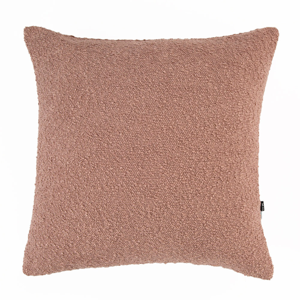 Product photograph of Malini Rubble Boucle Cushion In Pink from Olivia's