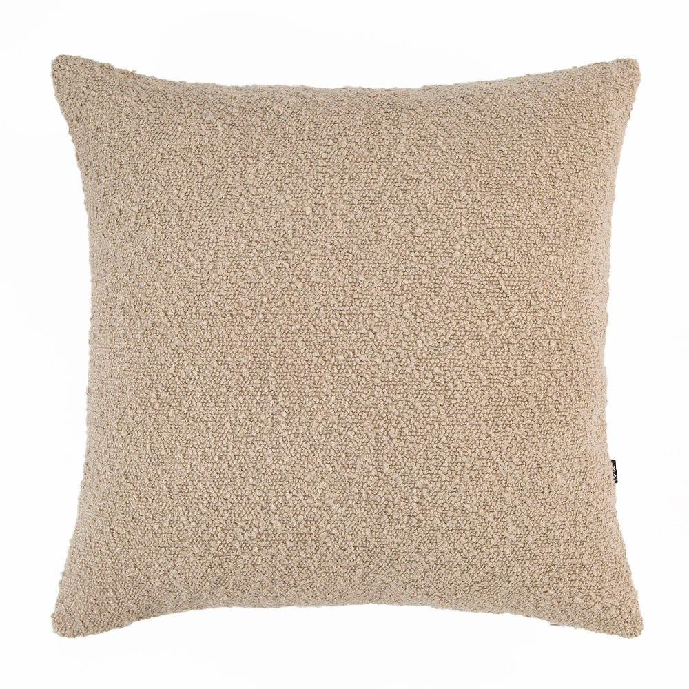 Malini Rubble Boucle Cushion In Taupe