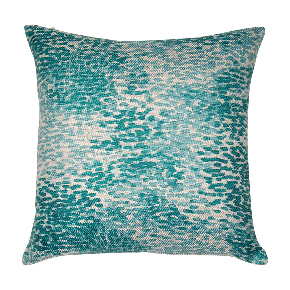 Product photograph of Malini Tanvi Cushion In Teal from Olivia's