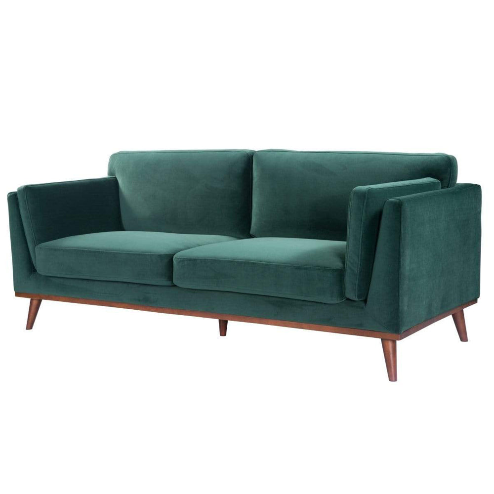 Product photograph of Twenty10 Designs Mickey 3 Seat Sofa Green from Olivia's.