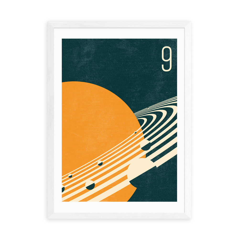 Product photograph of Planet 9 By Simon C Page - A2 Black Framed Art Print from Olivia's.