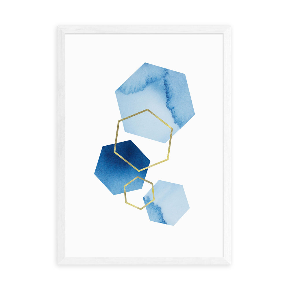 Product photograph of Ratio By Sisi Seb - A3 White Framed Art Print from Olivia's.
