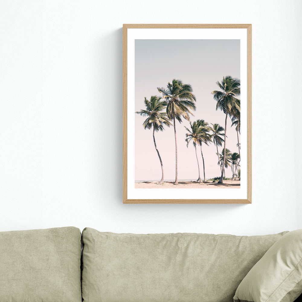 Product photograph of Island Dreams By Sisi Seb - A1 Oak Framed Art Print from Olivia's
