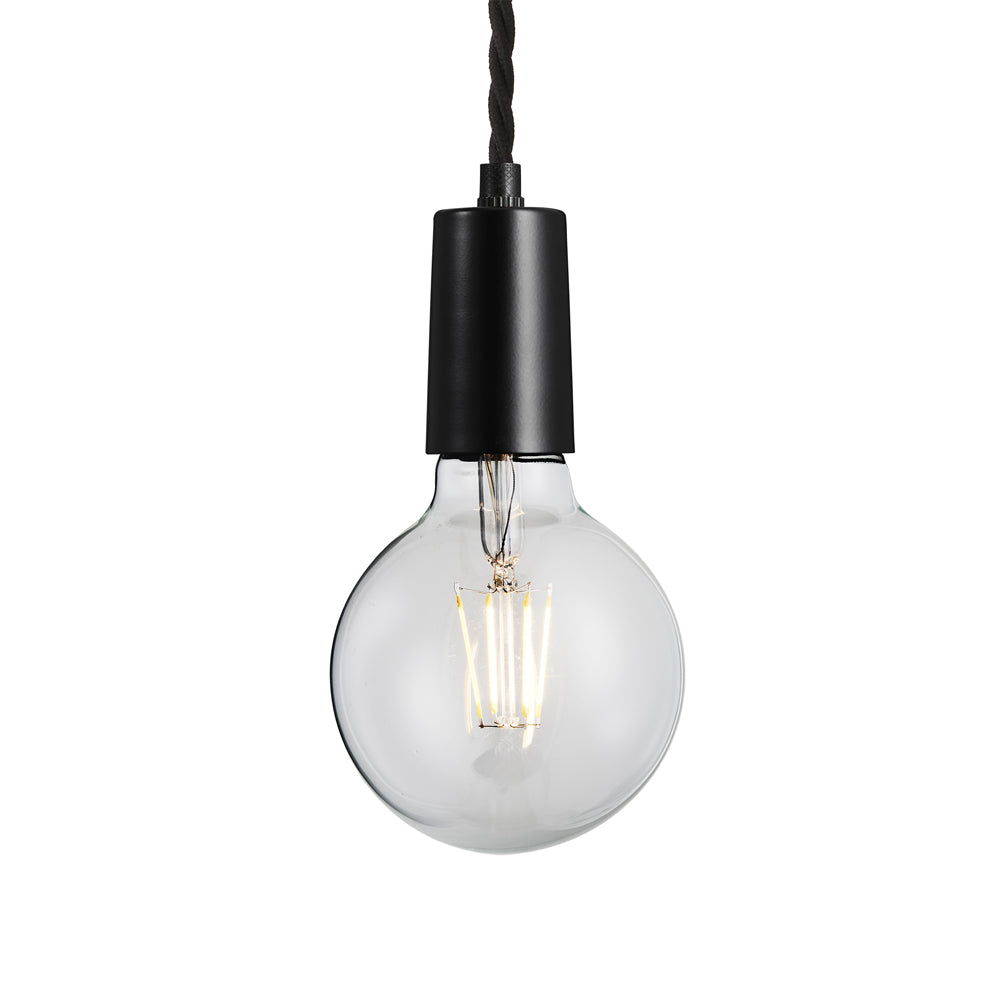 Product photograph of Industville Sleek Edison 1 Wire Pendant from Olivia's.