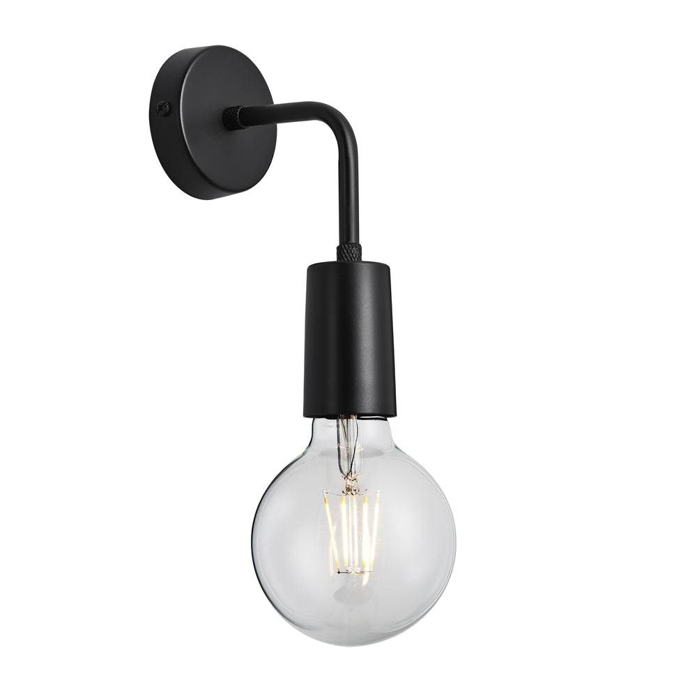 Product photograph of Industville Sleek Edison Wall Light from Olivia's