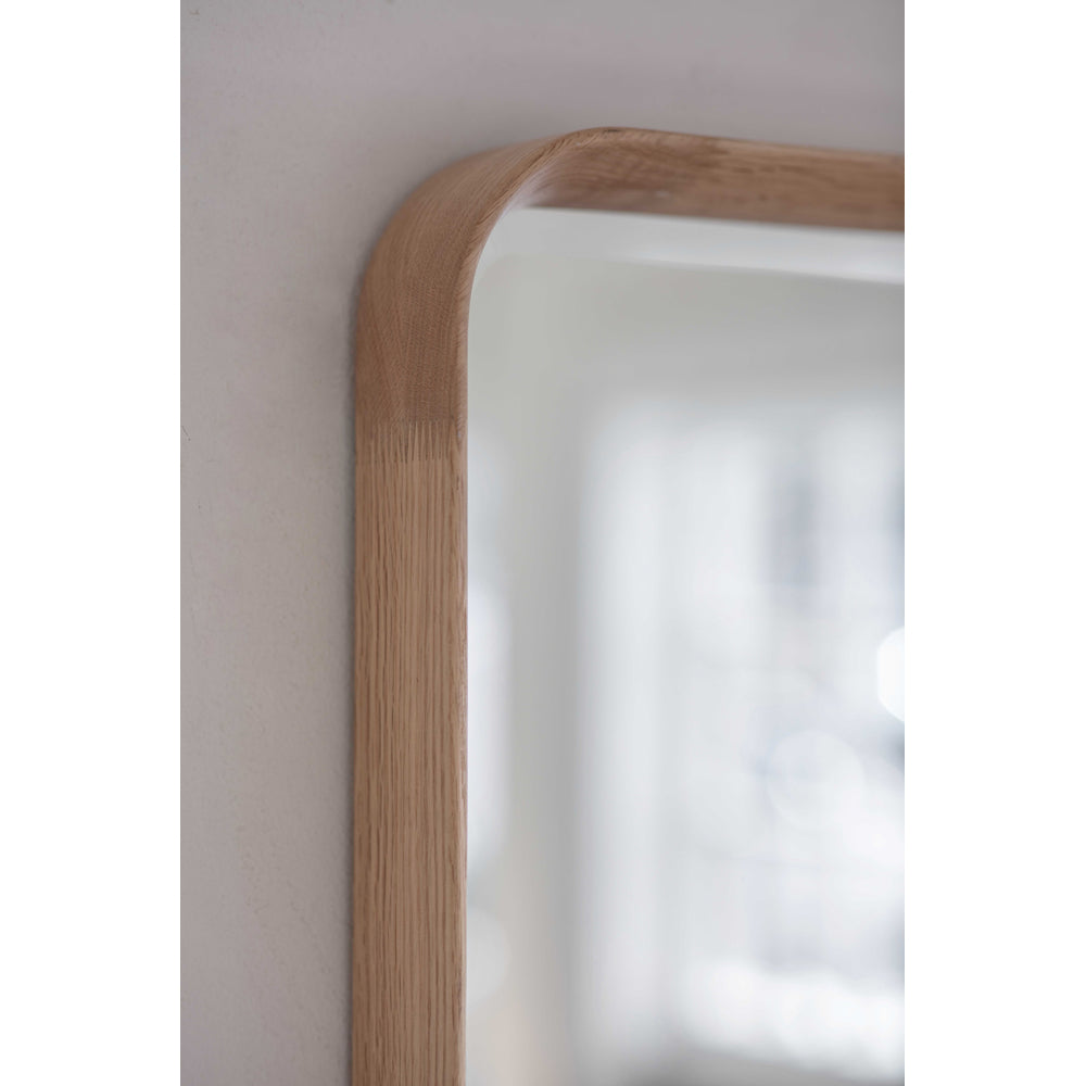 Product photograph of Garden Trading Hambledon Square Mirror Oak from Olivia's.