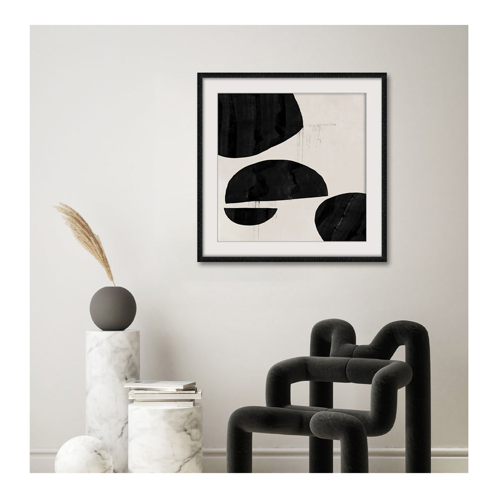 Product photograph of Liang Eimil Intangible I Wall Art Black from Olivia's.