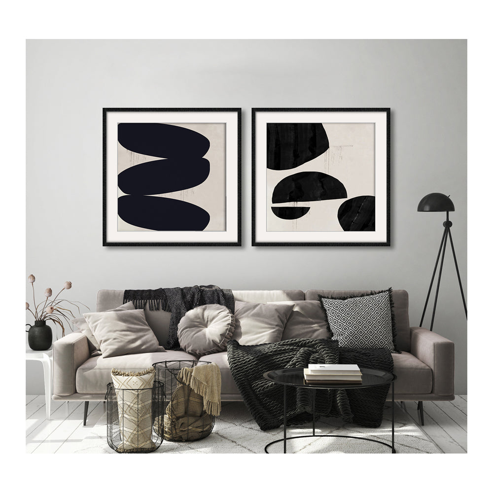 Product photograph of Liang Eimil Intangible I Wall Art Black from Olivia's.