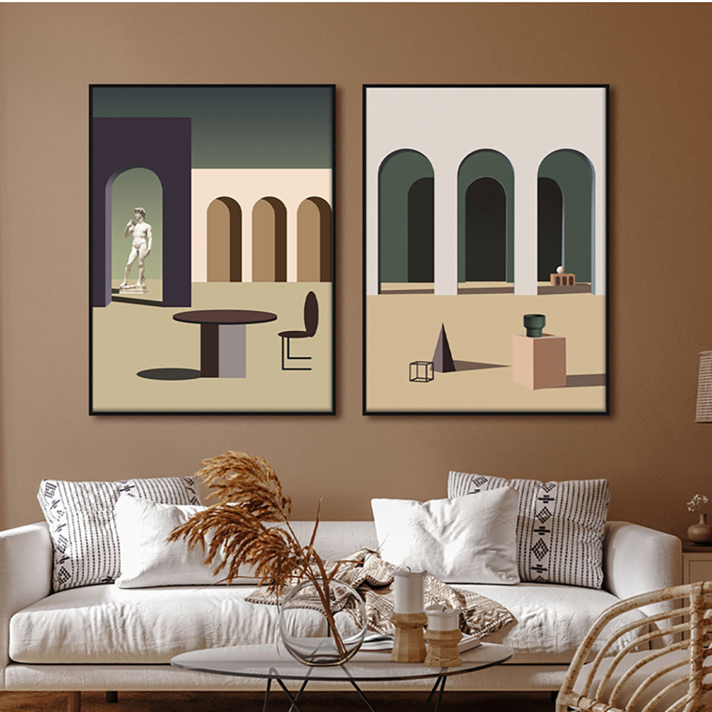 Product photograph of Liang Eimil Arcade Ii Wall Art Black from Olivia's.