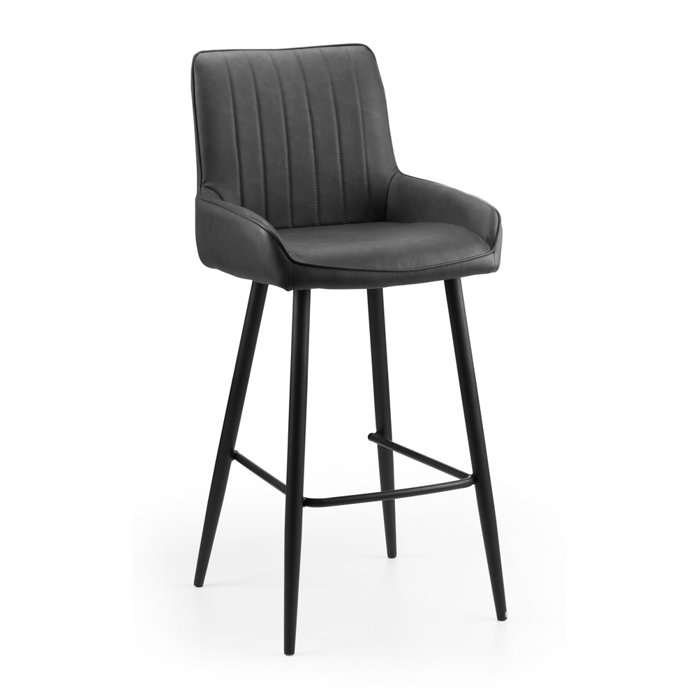Product photograph of Olivia S Loft Barstool In Antique Black from Olivia's.