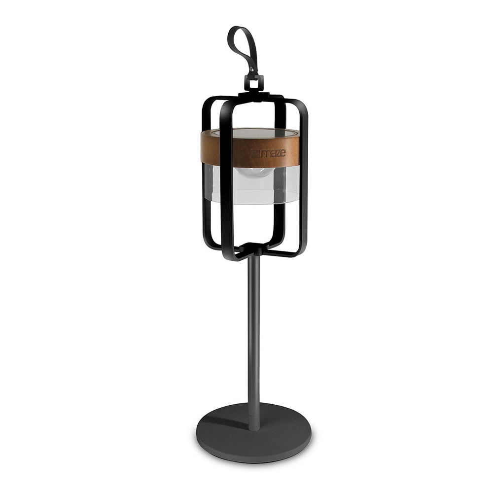 Product photograph of Maze Satellite Solar Light With Stand Charcoal Large from Olivia's.