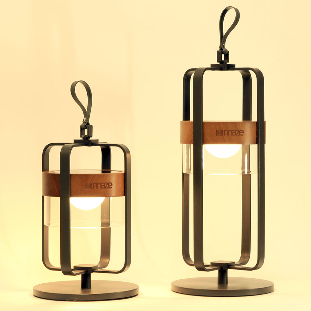 Product photograph of Maze Satellite Solar Light With Stand Charcoal Large from Olivia's.