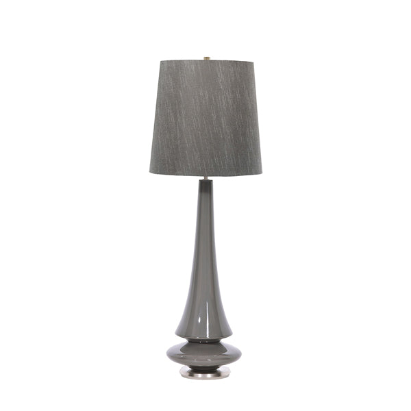 Product photograph of Elstead Spin 1 Light Table Lamp Grey from Olivia's