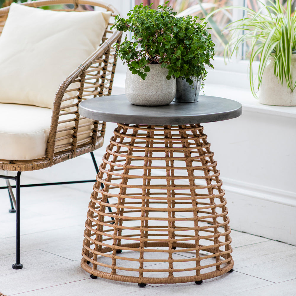 Garden Trading Pe Bamboo Hampstead Side Table