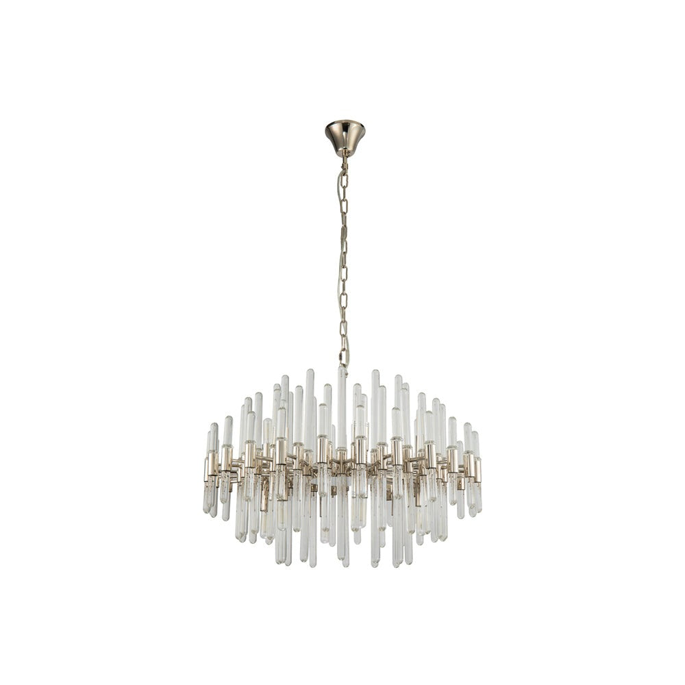 Product photograph of Liang Eimil Durham Ceiling Lamp Nickel from Olivia's.