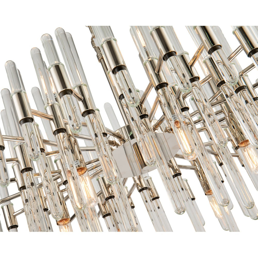 Product photograph of Liang Eimil Durham Ceiling Lamp Nickel from Olivia's.