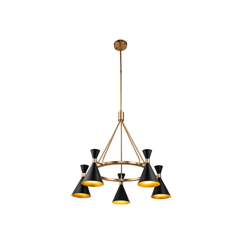 Liang Eimil Kensington Pendant Lamp Black Antique Blass