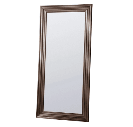 Product photograph of Gallery Interiors Erskine Leaner Pewter Mirror from Olivia's.