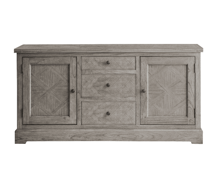 Product photograph of Gallery Interiors Mustique 2 Door 3 Drawer Sideboard from Olivia's.