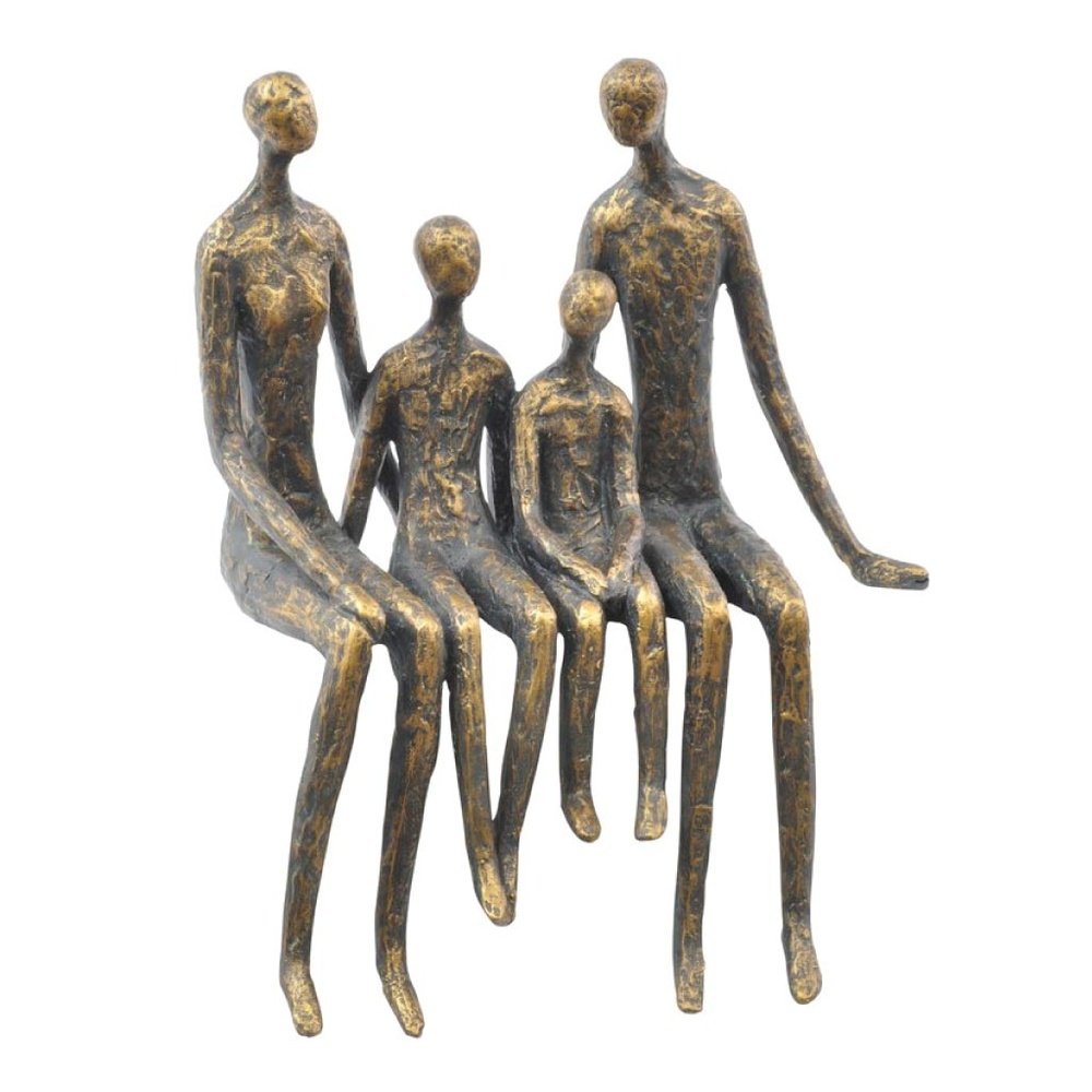 Libra Sitting Family Of Four Shelf Sculpture