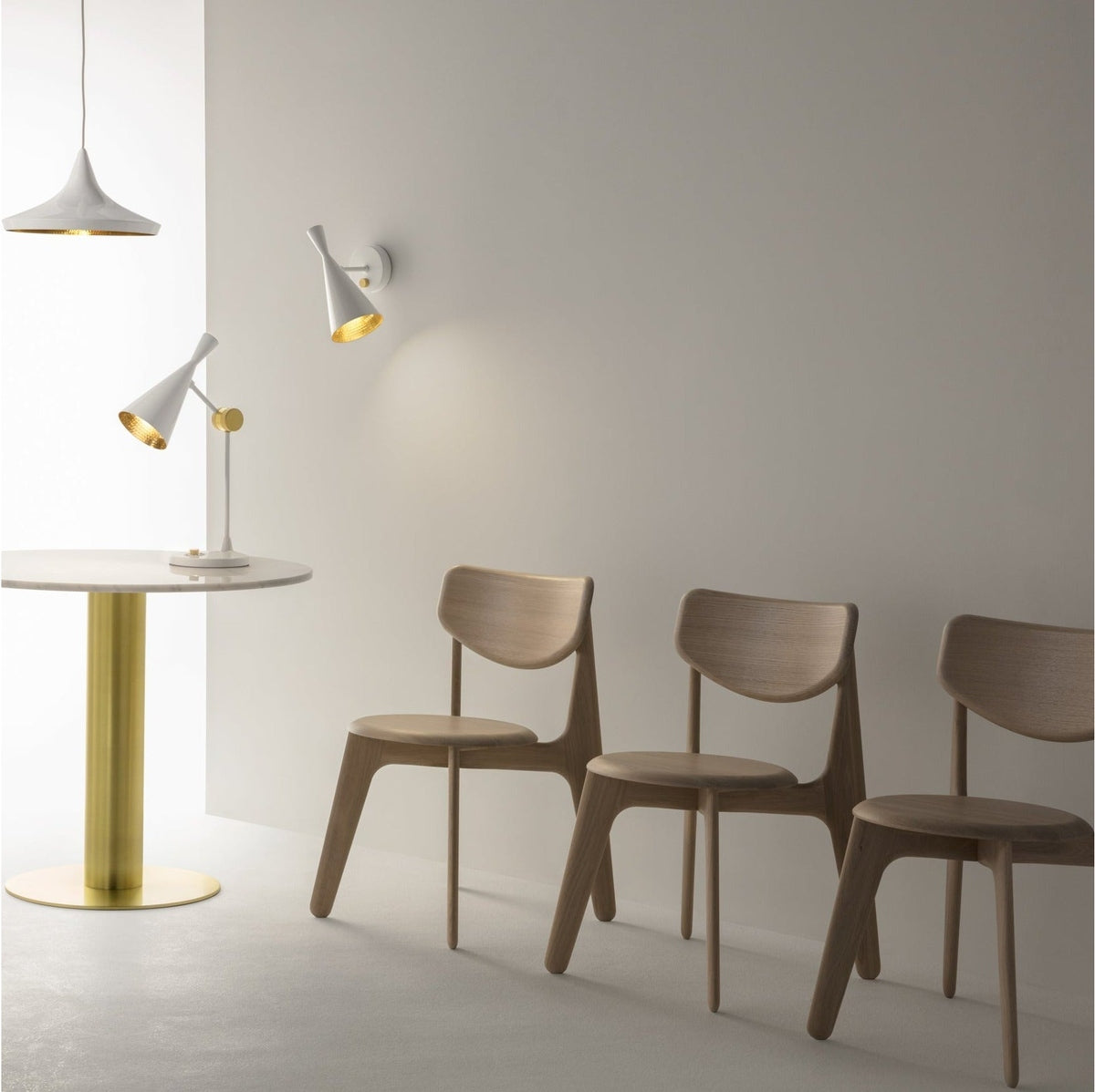 Product photograph of Tom Dixon Slab Chair Natural Natural from Olivia's.