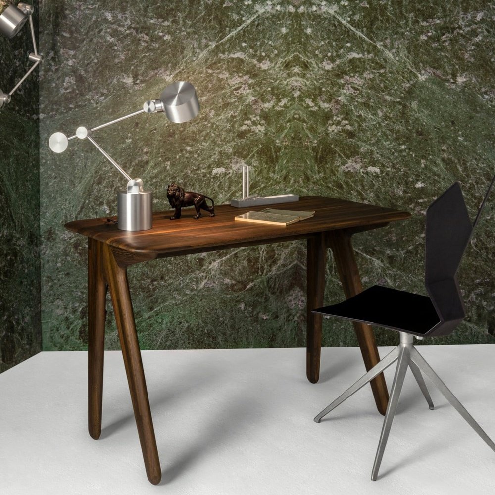 Product photograph of Tom Dixon Slab Desk Fumed Fumed from Olivia's.