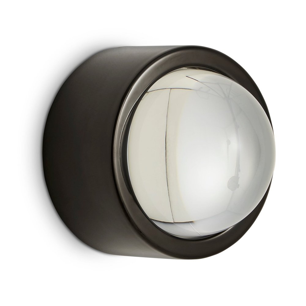 Product photograph of Tom Dixon Spot Round Wall Light Black Black from Olivia's.