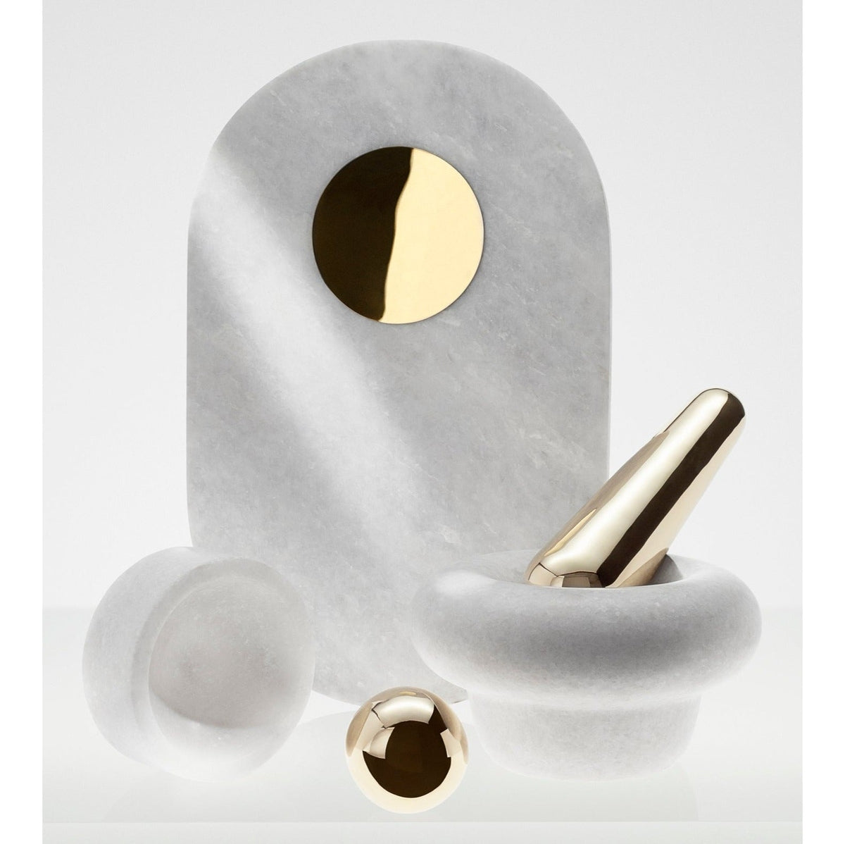 Product photograph of Tom Dixon Stone Pestle And Mortar from Olivia's.