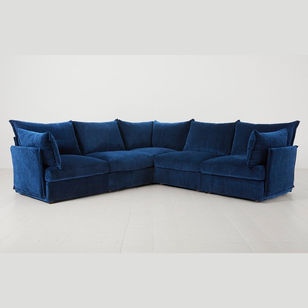 Swyft Model 06 Corner Sofa In Navy