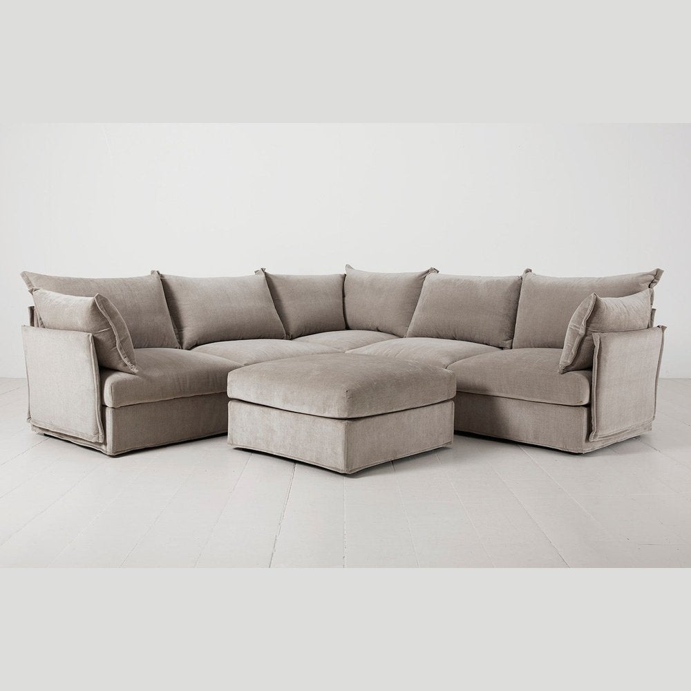 Swyft Model 06 Corner Sofa With Chaise In Fog