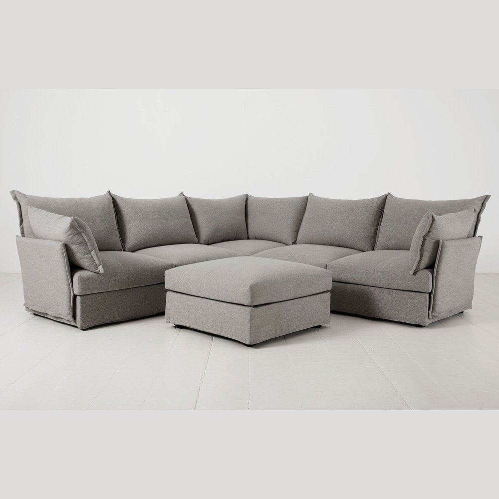 Swyft Model 06 Corner Sofa With Chaise In Shadow