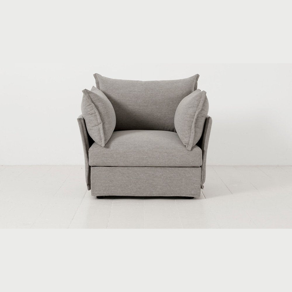 Swyft Model 06 Armchair In Linen Shadow