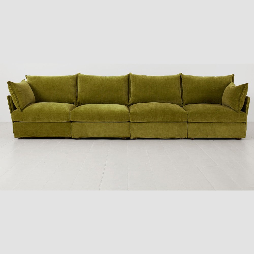 Swyft Model 06 4 Seater Sofa In Moss
