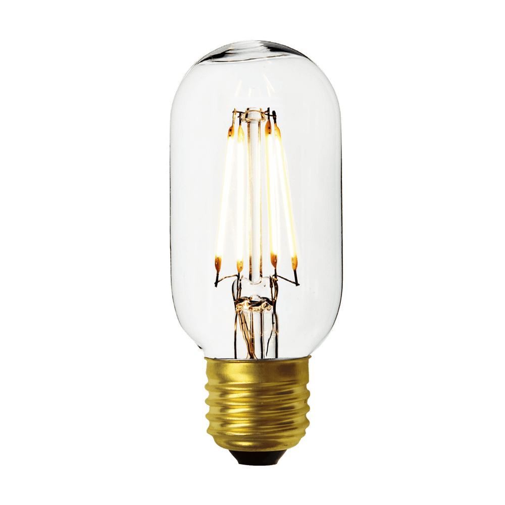 Product photograph of Industville Vintage Led Edison Bulb Old Filament Lamp - 7w E27 Tube T45 - Clear from Olivia's
