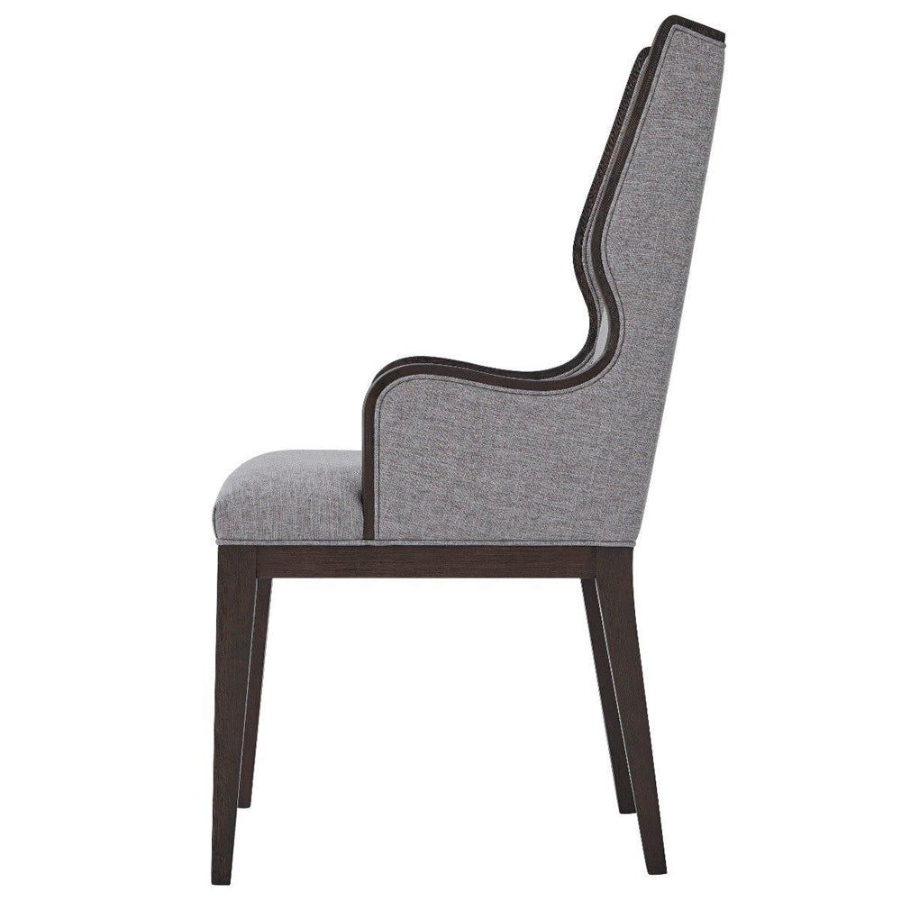 Product photograph of Ta Studio Della Armchair Matrix Pewter from Olivia's.