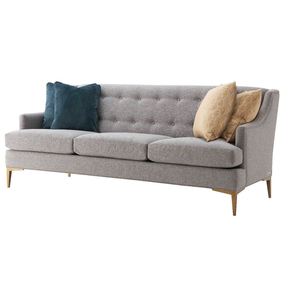 Product photograph of Ta Studio Elaine Sofa Matrix Pewter Large from Olivia's.