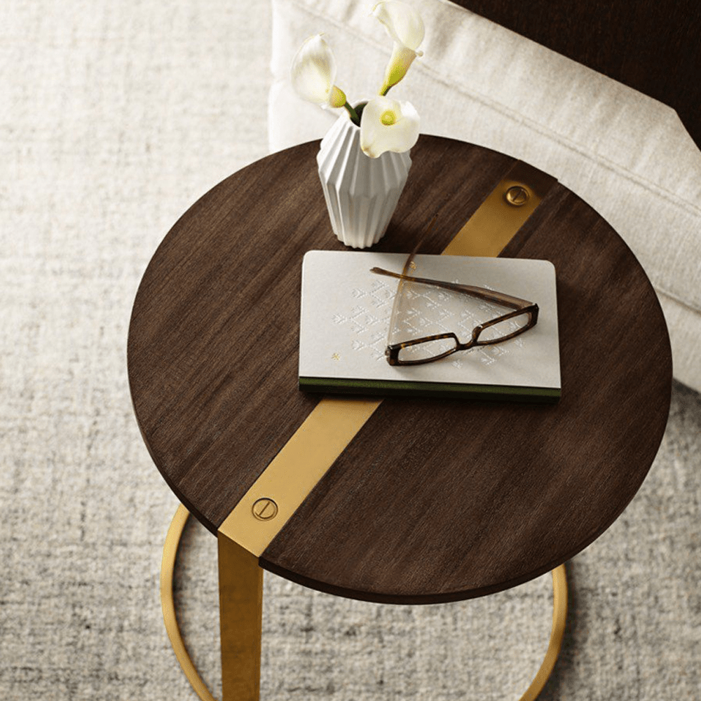 Product photograph of Ta Studio Carson Side Table Cardamon from Olivia's.