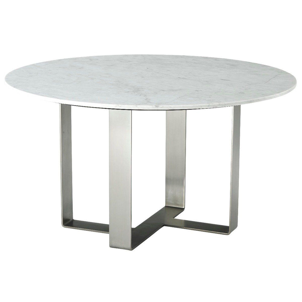 Product photograph of Ta Studio Adley 6 Seater Dining Table Gunmetal from Olivia's