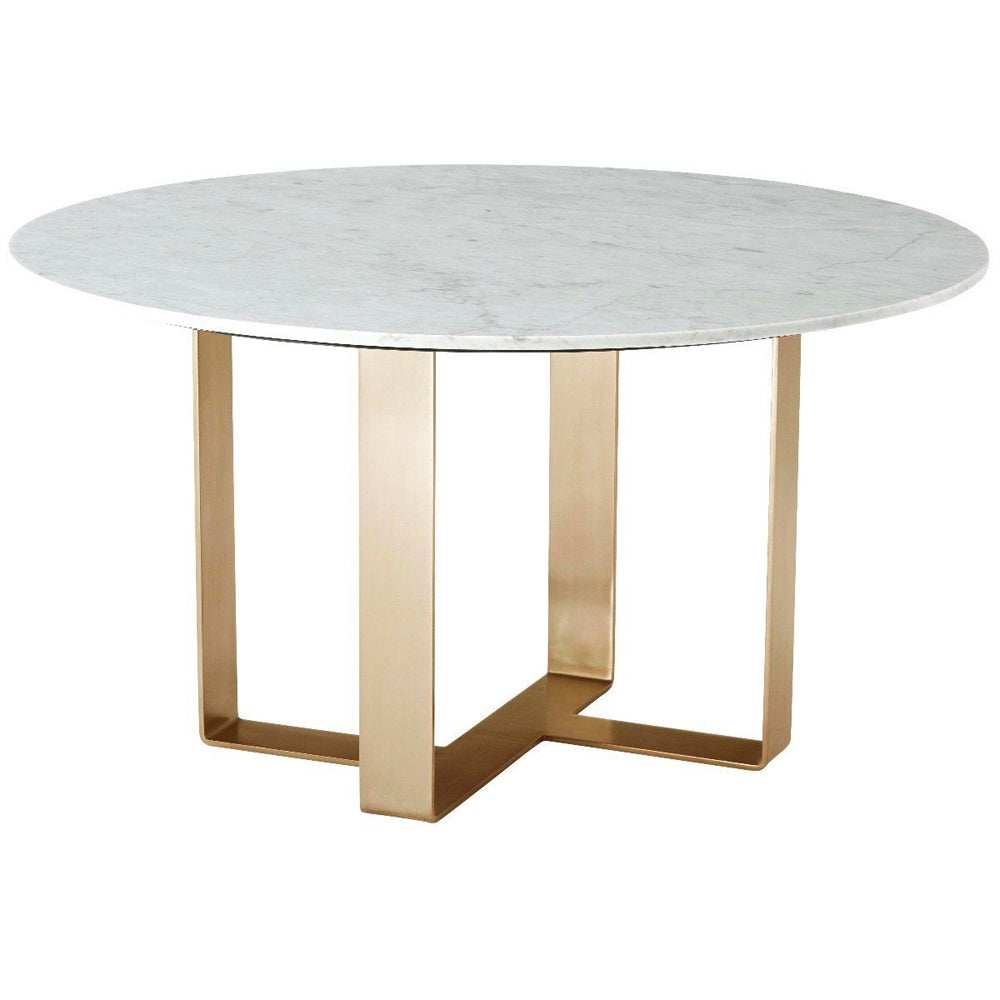 Ta Studio Adley 6 Seater Dining Table Pyrite