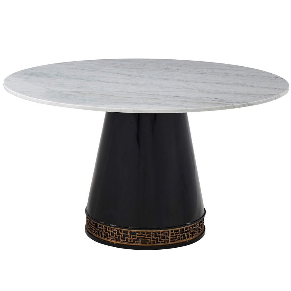 Product photograph of Ta Studio Bianco Dining Table Bianco Marble from Olivia's