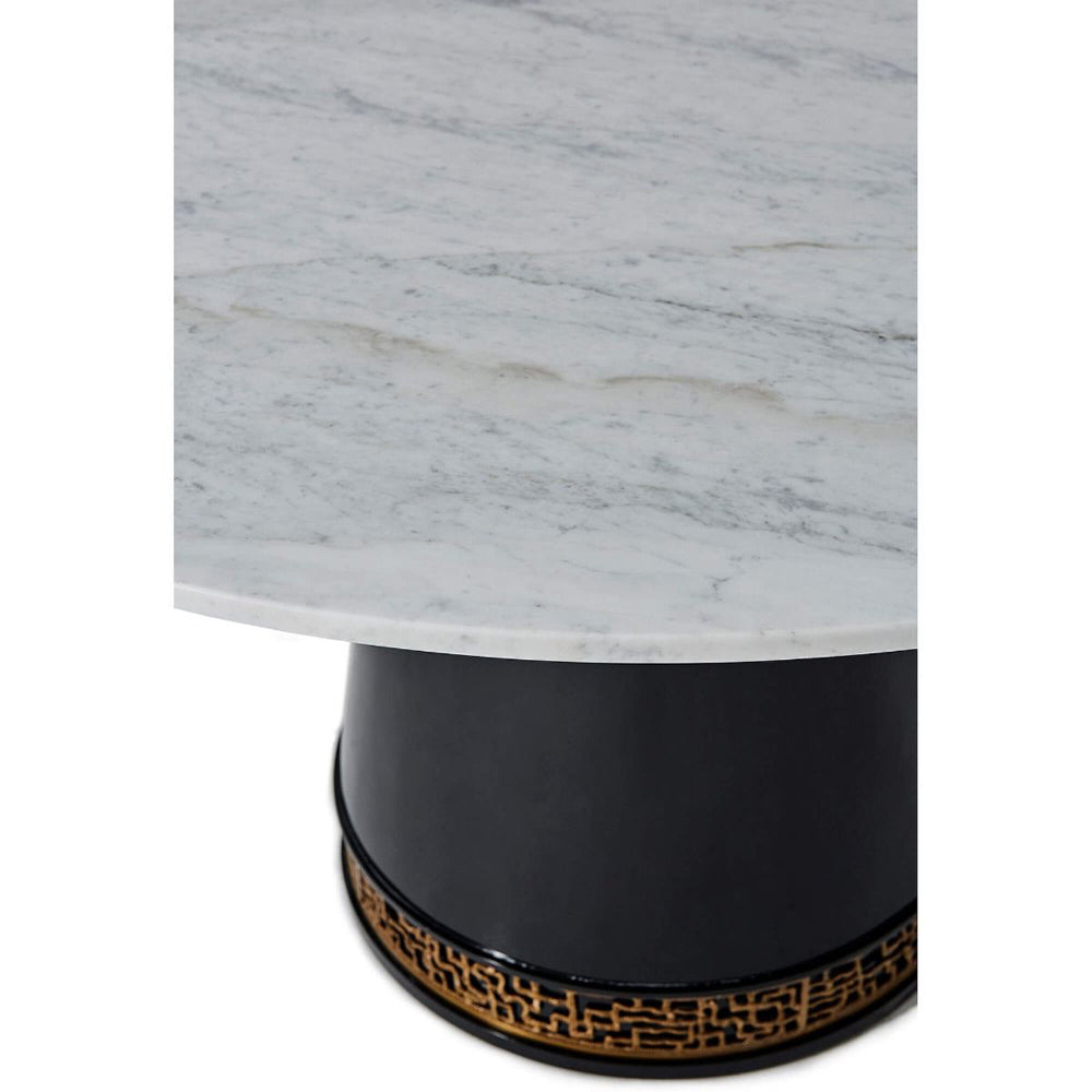 Product photograph of Ta Studio Bianco Dining Table Bianco Marble from Olivia's.
