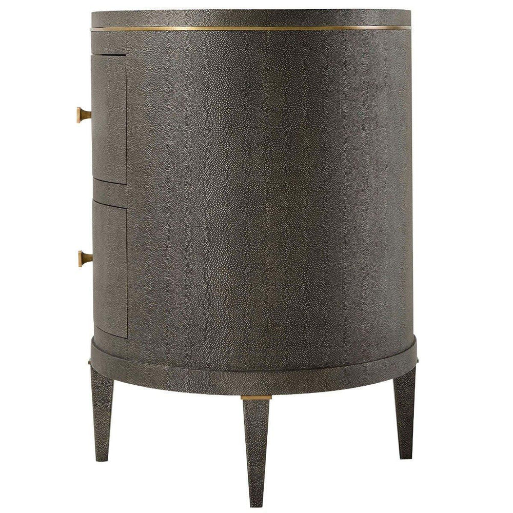 Product photograph of Ta Studio Eli Bedside Table Tempest And Brushed Brass from Olivia's.