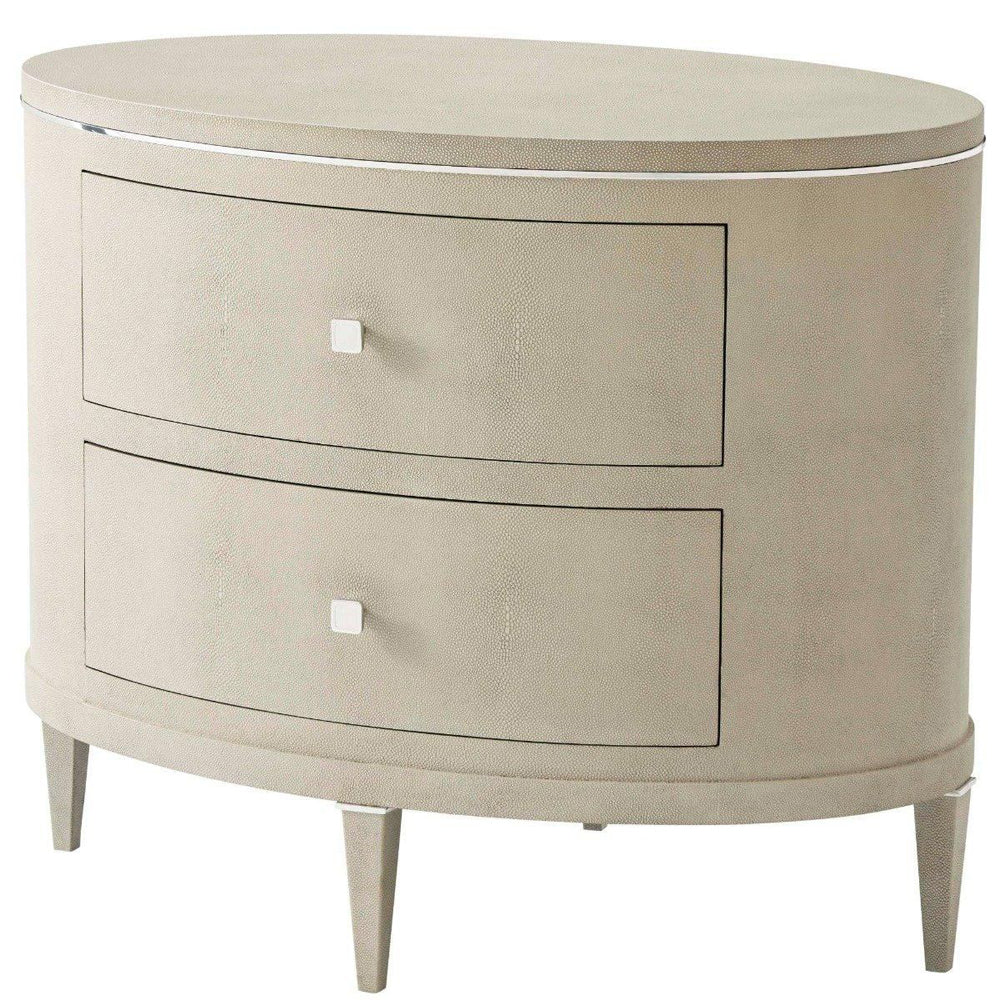 Product photograph of Ta Studio Eli Bedside Table Overcast Finish from Olivia's