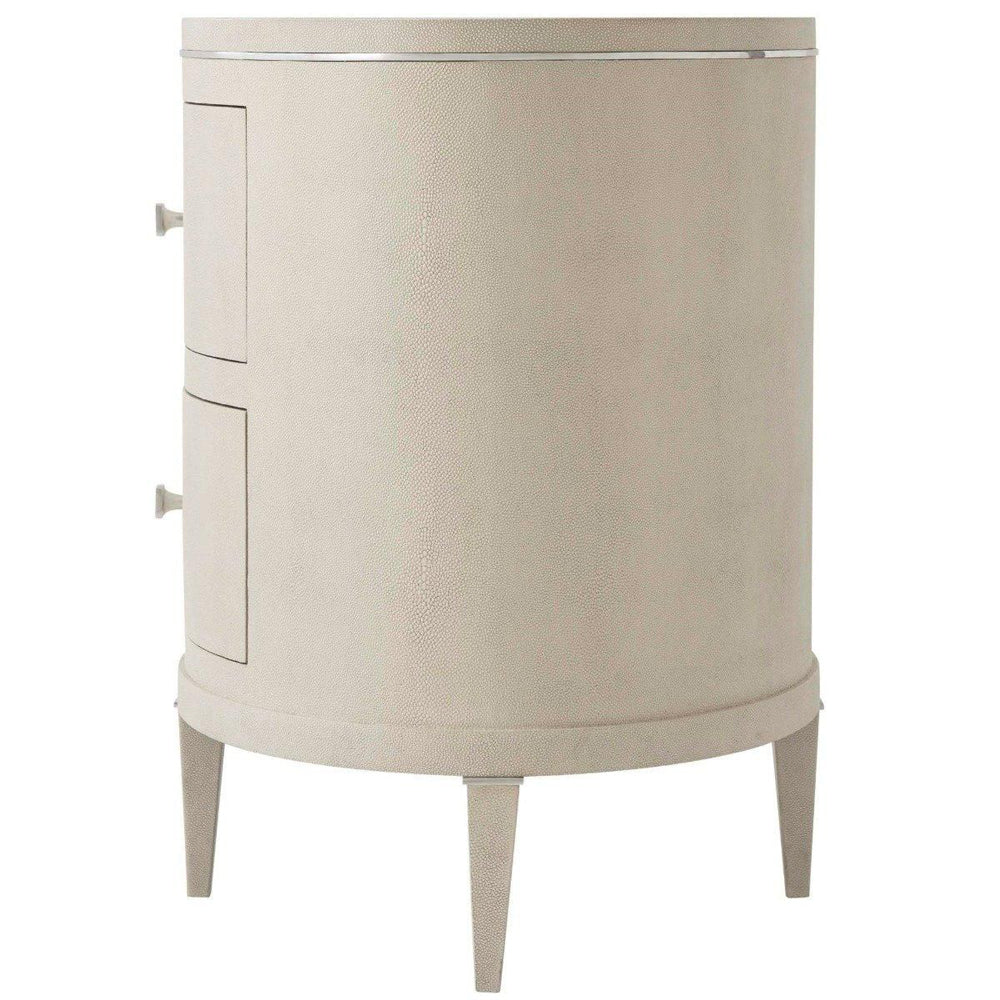 Product photograph of Ta Studio Eli Bedside Table Overcast Finish from Olivia's.