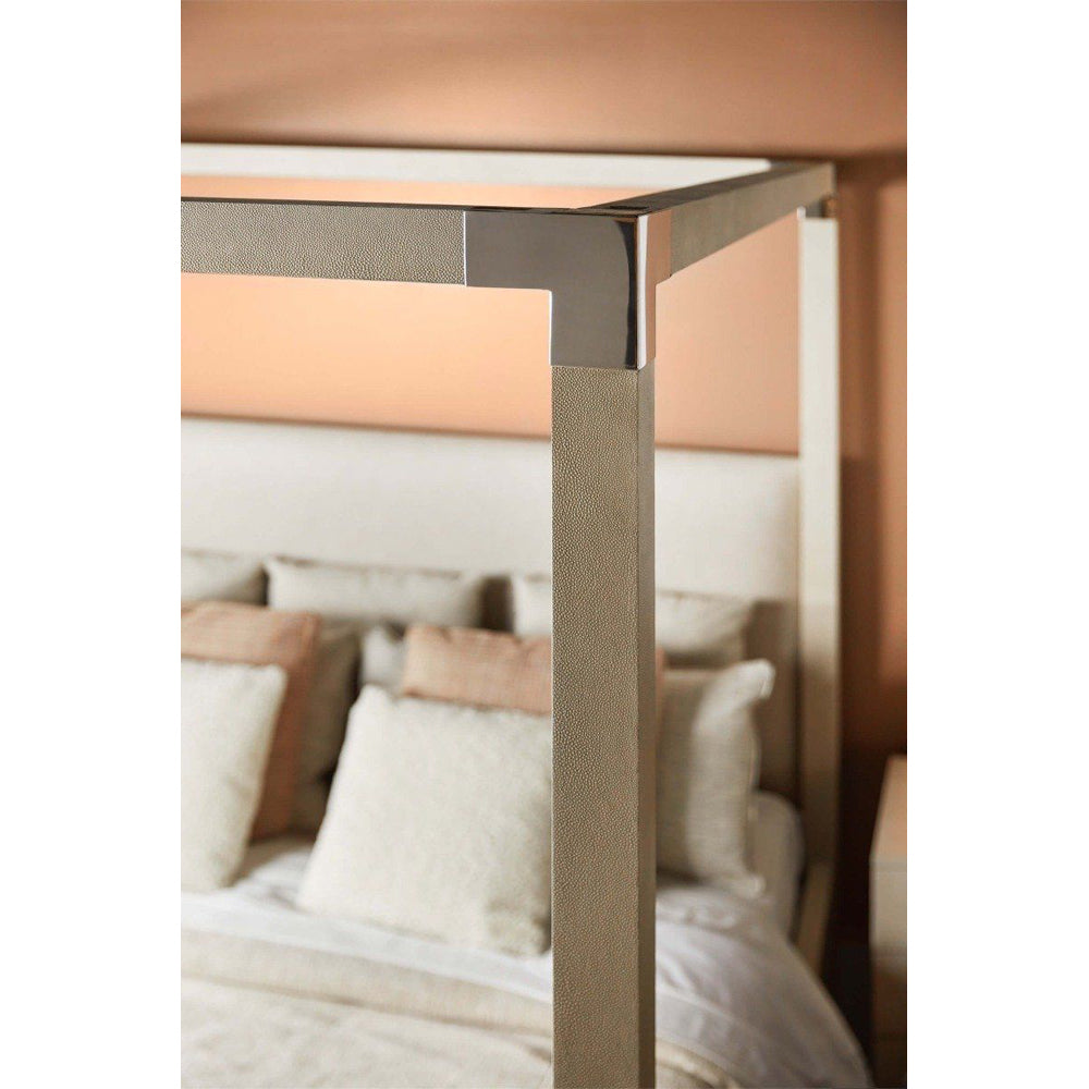 Product photograph of Ta Studio Claudia Bed Kendal Linen from Olivia's.