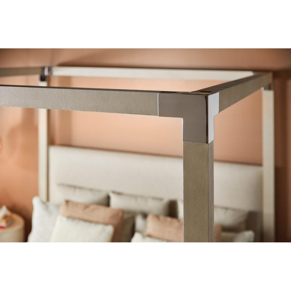 Product photograph of Ta Studio Claudia Bed Kendal Linen from Olivia's.