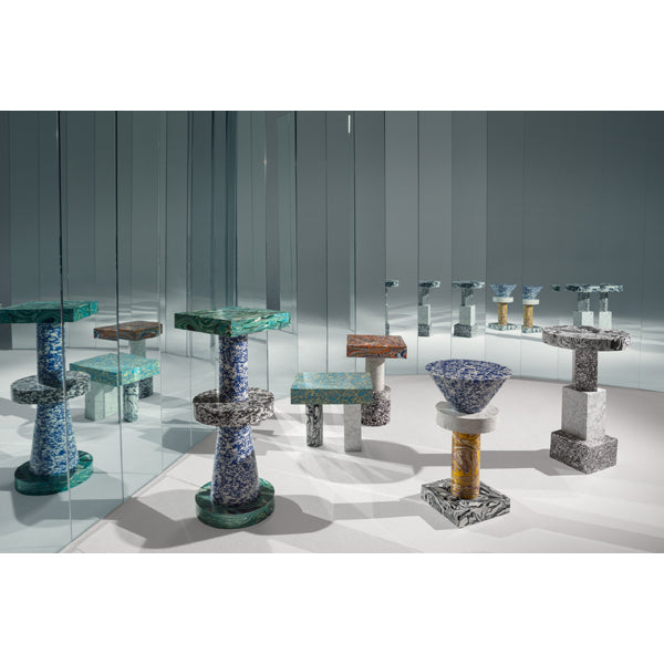 Product photograph of Tom Dixon Swirl Table Tall from Olivia's.