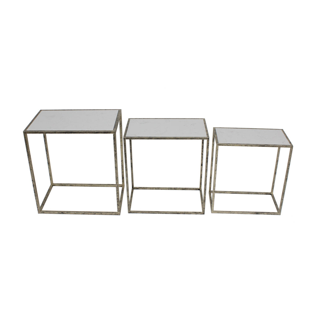 Product photograph of Mindy Brownes Set Of 3 Irma Marble Tables from Olivia's