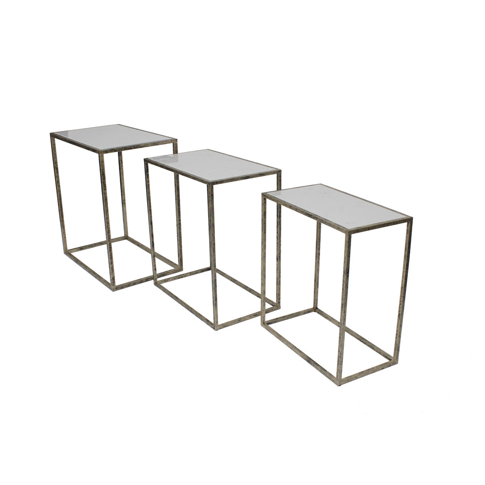 Product photograph of Mindy Brownes Set Of 3 Irma Marble Tables from Olivia's.