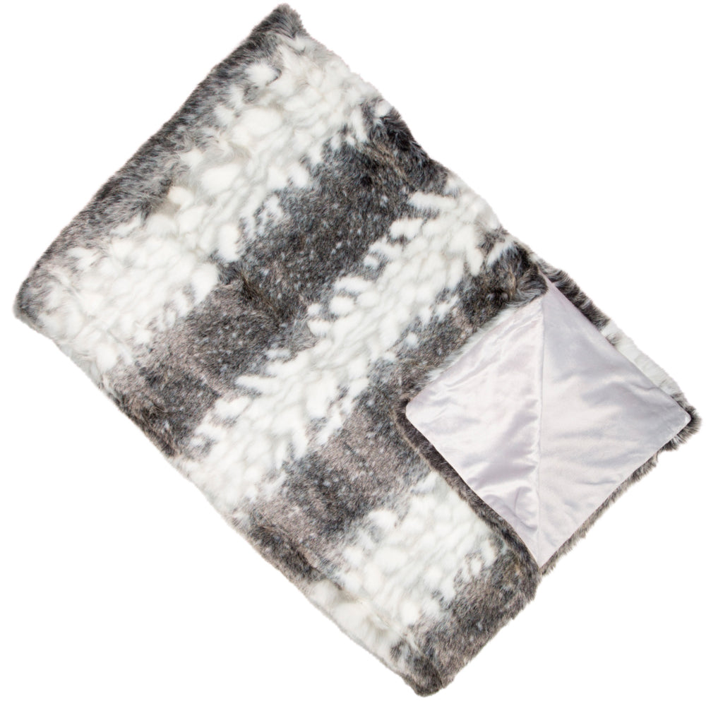 Malini Arcticfur Blanket Grey